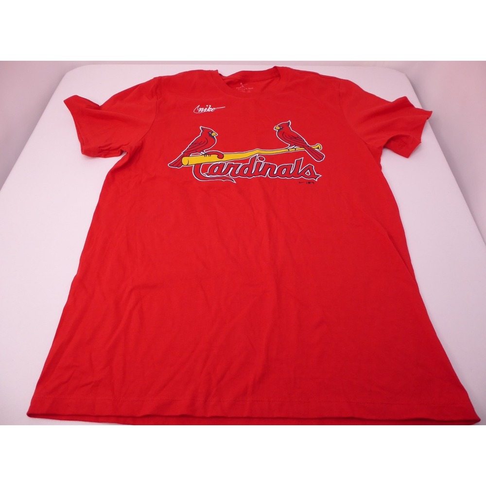The Nike Tee MLB St. Louis Cardinals #27 Scott Rolen Red Medium TShirt - Picture 1 of 5